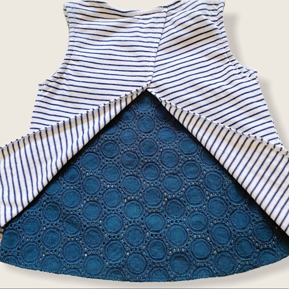 Boboli 12M Split Back Tank w Sequins - Picture 4 of 7